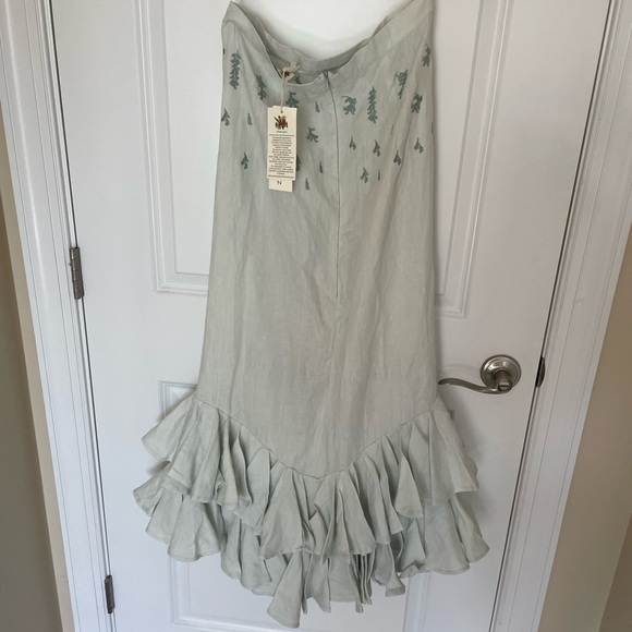 NWT FANM MON Flamen Top & Skirt Set | Mint Green × 1
S / Mint Green - Picture 5 of 9